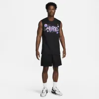 Nike мужские Dri-FIT Sleeveless баскетбольные футболка цвет черный