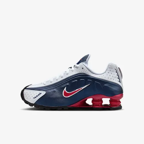 Nike Shox R4 Big детские Кроссовки синий