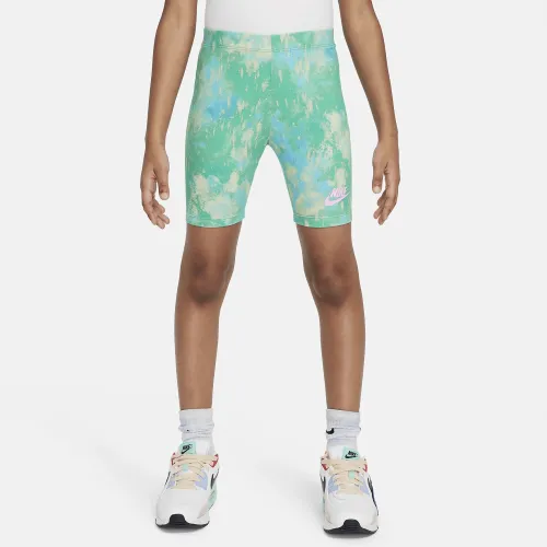 Nike Club Little дитячі Printed Bike шорти колір зелений