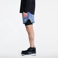Шорты New Balance MS33282MYL - Голубые