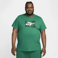 Nike Club мужские футболка цвет зеленый