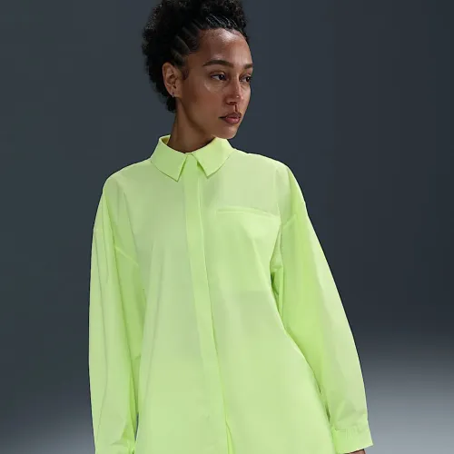 Nike 24.7 PerfectStretch жіноча Dri-FIT оверсайз Long-Sleeve Shirt Yellow