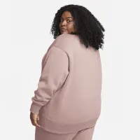 Nike Sportswear Phoenix Fleece жіноча оверсайз Crew-Neck світшот (великі розміри) колір фіолетовий