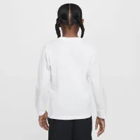 Nike Sportswear Big дитячі (Girls') Long-Sleeve футболка колір білий