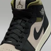 Nike Air Jordan 1 Mid SE мужские Кроссовки цвет коричневый