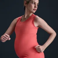 Nike (M) One женская Dri-FIT Slim-Fit Tank Top (Maternity) Orange