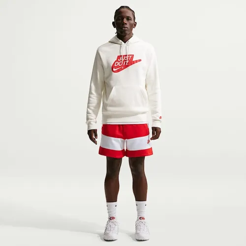 Nike Sportswear Club мужские Fleece шорты цвет красный