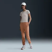 Nike Sportswear Chill Knit женская футболка цвет коричневый