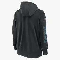 Jacksonville Jaguars Sideline Team Issue Club чоловічі Nike Full Zip Толстовка з капюшоном колір чорний