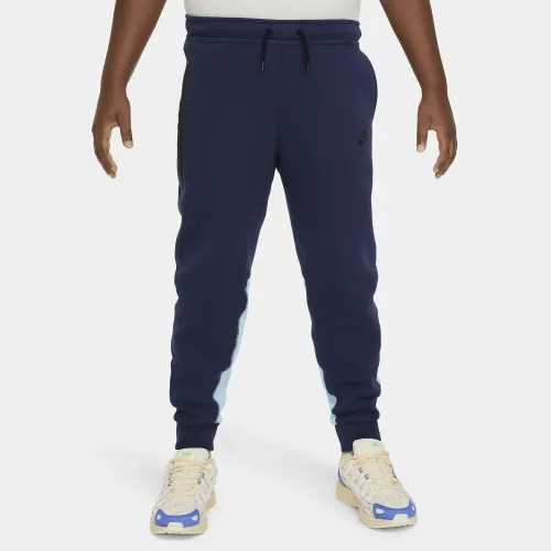 Nike Sportswear Tech Fleece Big дитячі (для хлопчиків) Pants (Extended Size) блакитний