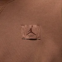 Nike Jordan Flight Fleece женская Cropped свитшот цвет коричневый