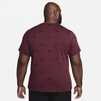 Nike Club мужские Allover Print футболка цвет красный