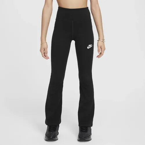 Nike Sportswear Classic Girls' З високою талією Flaколір червоний лосіни колір чорний
