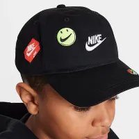 Nike Little дитячі Patch Toss Club Cap колір чорний