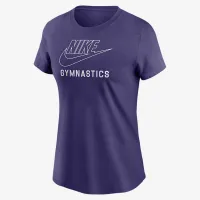 Nike Swoosh жіноча Gymnastics футболка колір фіолетовий