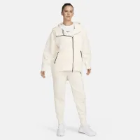 Nike Sportswear Tech Fleece жіноча оверсайз Full-Zip Толстовка з капюшоном Cape колір коричневий