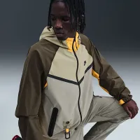 Nike Tech мужские Woven Windrunner Full-Zip Куртка цвет коричневый