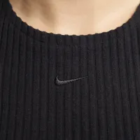 Nike Sportswear Chill Rib женская Slim Sleeveless Midi Костюм цвет черный