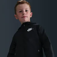 Nike Little дитячі Paneled Windbreaker колір чорний