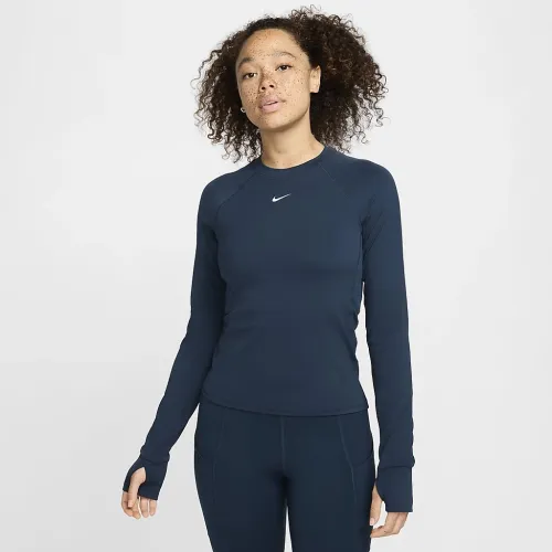 Nike Pro жіноча Dri-FIT Long-Sleeve Top блакитний