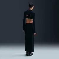 Nike Sportswear Tech Fleece женская Slim Maxi юбка цвет черный