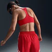 Nike Tempo женская Dri-FIT Mid-Rise Brief-Lined Running шорты цвет красный
