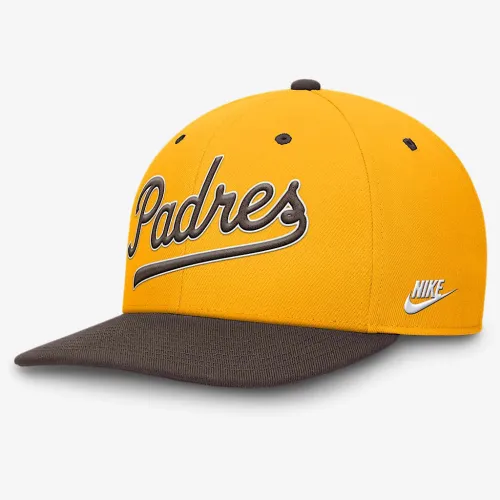 San Diego PaКостюм Cooperstown Pro мужские Nike Dri-FIT MLB Adjustable Hat Yellow