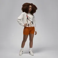Nike Jordan Artist Series by Darien Birks жіноча Fleece Crew-Neck світшот колір білий