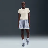 Nike Sportswear жіноча Tight Ribbed Short-Sleeve футболка колір білий