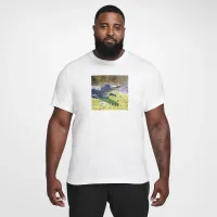 Nike мужские для гольфа футболка цвет белый