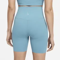 Nike Yoga Luxe женская С высокой Талией шорты синий