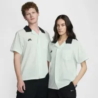 Nike SB Short-Sleeve Button-Up Skate Bowler Shirt колір зелений