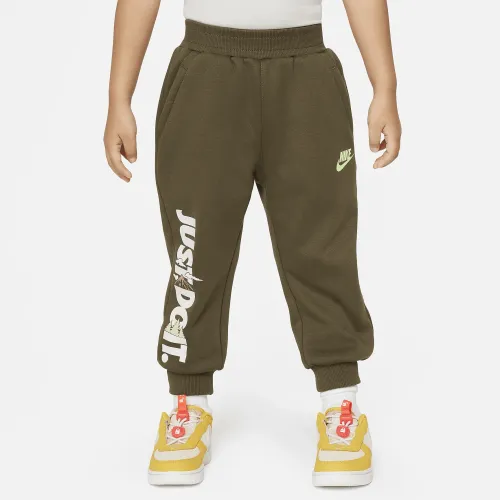 Nike Sportswear Snow Day Fleece Pants Toddler Pants цвет зеленый