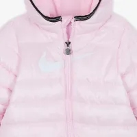 Nike Baby (0-9M) Swoosh Snowsuit Pink