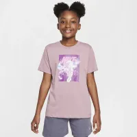 Nike Sportswear Big дитячі футболка колір фіолетовий