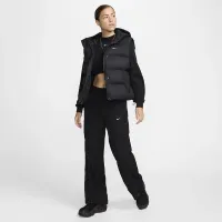 Nike Sportswear Metro Puffer женская Therma-FIT Loose Hooded Vest цвет черный