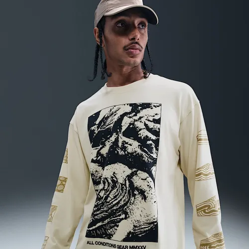 Nike ACG чоловічі Long-Sleeve футболка колір коричневий