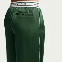 Nike Sportswear женская Loose Mid-Rise Satin Pants цвет зеленый