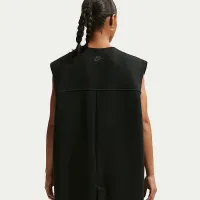 Nike Sportswear Tech Fleece жіноча оверсайз Sleeveless Duster колір чорний