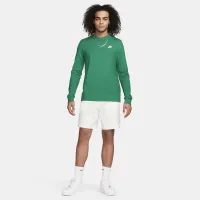 Nike Sportswear Club Men's Long-Sleeve T-Shirt Green