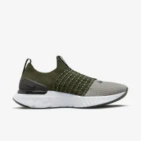 Nike React Phantom Run Flyknit 2 мужские Road Running Кроссовки цвет зеленый