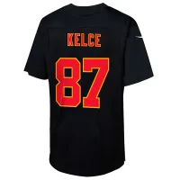 Travis Kelce Kansas City Chiefs Super Bowl LIX Big дитячі Nike NFL Game Jersey колір чорний