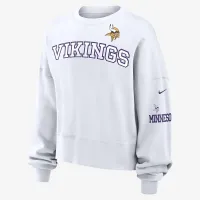 Minnesota Vikings жіноча Nike NFL Pullover Crew колір білий