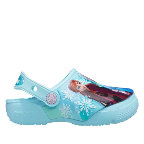 Шлёпанцы Crocs Toddler Fun Lab Disney Frozen II Clog 206804-4O9 - Голубые