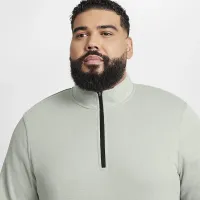 Nike Tour мужские 1/2-Zip для гольфа Top цвет зеленый
