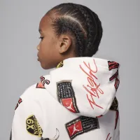 Nike Jordan MJ Essentials Little детские Printed Pullover Толстовка с капюшоном цвет белый