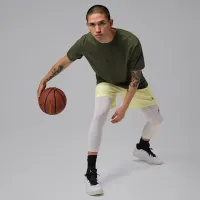 Nike Jordan Sport мужские Dri-FIT Jumpman футболка цвет зеленый