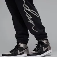 Nike Jordan Brooklyn Fleece женская Graphic Pants цвет черный
