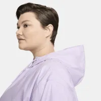 Nike Sportswear Essential Repel жіноча Woven Куртка (великі розміри) колір фіолетовий