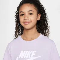 Nike Sportswear Big детские футболка цвет фиолетовый